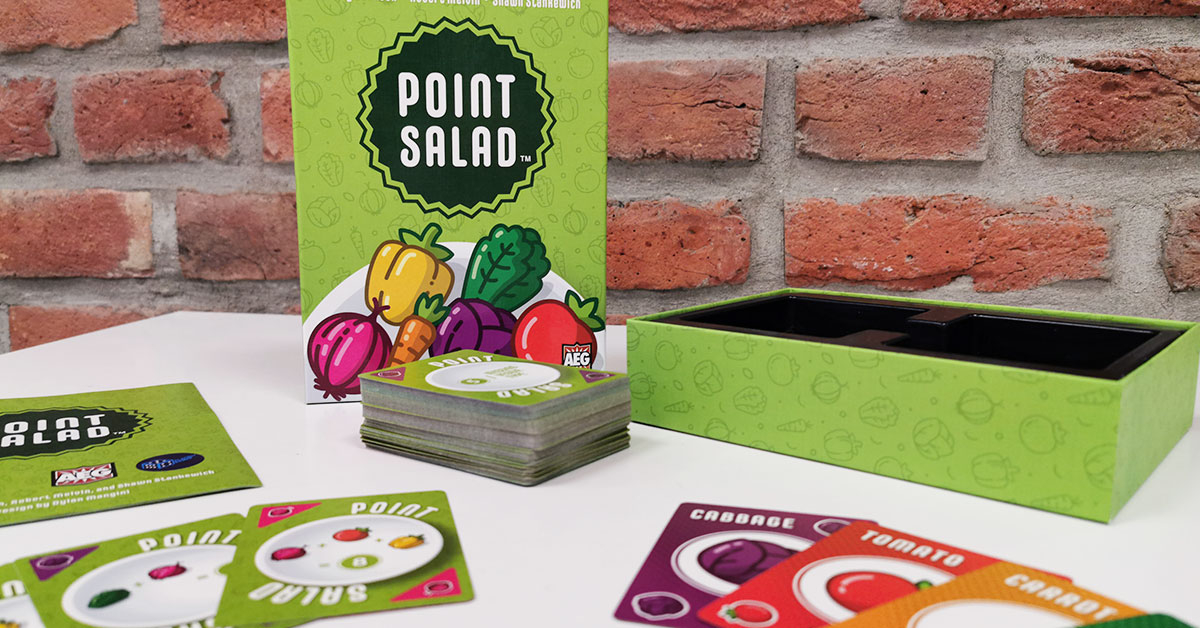 Point Salad társasjáték: egy draftolós pontsaláta