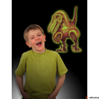 Kép 2/2 - Glow 3D Foszforeszkáló Velociraptor