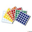 Kép 2/2 - Rubik 5x5 matrica szett