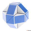 Kép 2/5 - Rubik Twist logikai játék kék-fehér