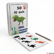 Kép 2/2 - PC 50 IQ kvíz: dinoszauruszok - foglalkoztató kártyák játékalkatrészek