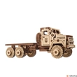 Kép 3/3 - UGEARS Katonai jármű - mechanikus modell oldalról