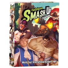 Smash Up: World Tour - International Incidents angol nyelvű társasjáték dobozborító
