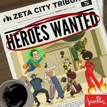 Heroes Wanted társasjáték, angol nyelvű