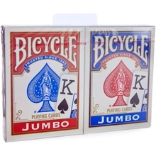 Bicycle Rider Back jumbo index póker kártya dupla