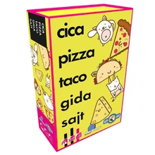 Cica, pizza, taco, gida, sajt borító