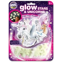Brainstorm Glow Csillagok és unikornisok foszforeszkáló matricaszett