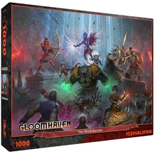 Gloomhaven –The Black Barrow, 1000 db-os puzzle 
