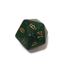 d20 kocka, nagy, foltos, golden recon