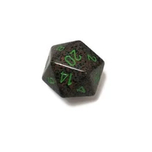 d20 kocka, nagy, foltos, earth