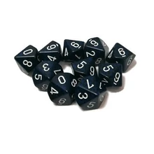 d10 kockaszett (10 kocka), foltos, stealth