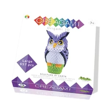 Creagami -3D origami készlet, Bagoly (nagy)
