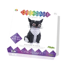 Creagami -3D origami készlet, Cica (nagy)