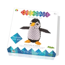 Creagami -3D origami készlet, Pingvin (közepes)
