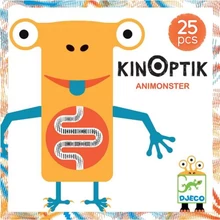 Djeco - Optikai puzzle - Kinoptik Animonster - 26 dbos