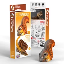 EUGY Csíkos mókus 3D puzzle