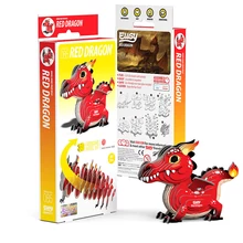 Eugy Vörös Sárkány 3D puzzle