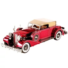 Metal Earth 1934-es tizenkét hengeres Packard kabriolet - lézervágott acél makettező szett