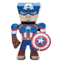 Metal Earth Marvel Bosszúállók - Amerika Kapitány mini modell