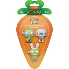 Funko Carrot Pocket POP! Teenage Mutant Ninja Turtles - D/M/S/ 3PK figura