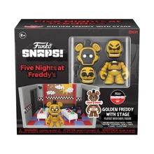Funko FNAF Snap - Playset- Stage w/Freddy (Golden)