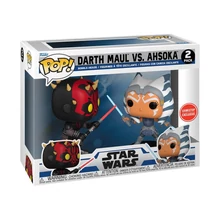 Funko POP! 2-Pack Disney: Star Wars Clone Wars - Darth Maul vs. Ahsoka (Gamestop Exclusive) Bobble-Heads