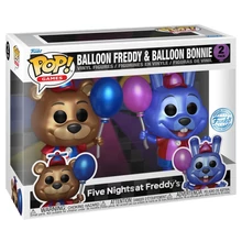 Funko POP! 2-Pack Games: Five Nights at Freddy&#039;s - Balloon Freddy &amp; Balloon Bonnie (Metallic) (SE)