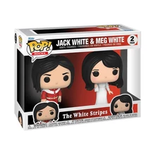 Funko Pop! 2-Pack Rocks: The White Stripes - Jack White &amp; Meg White Vinyl Figures