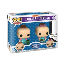 Funko Pop! 2-Pack Television: Rugrats - Phil &amp; Lil Deville (Amazon Exclusive) Vinyl Figures