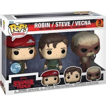 Funko Pop! 3-Pack Television: Stranger Things - Robin, Steve &amp; Vecna (Special Edition) Vinyl Figures