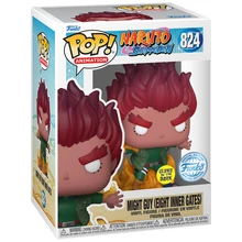 Funko Pop! Animation: Naruto Shippuden - Might Guy (Eight Inner Gates) (Glows in the Dark) (Special Edition) #824 Vinyl Figure