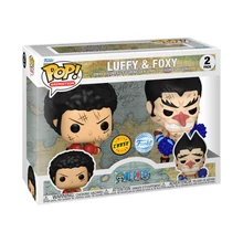 Funko POP! Animation: One Piece - Luffy &amp; Foxy 2PK (chase) figura #2