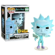 Funko Pop! Animation: Rick &amp;amp; Morty - Hologram Rick Clone (Glows in the Dark) (Special Edition) #666 Vinyl Figure