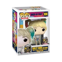 Funko POP! Heroes: Birds of Prey - Harley Quinn w/Beaver figura #308