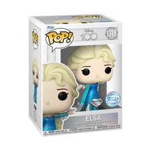 Funko Pop! Disney 100th W1 - Elsa (Diamond Collection) (Special Edition) #1319 Vinyl Figure