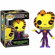 Funko Pop! Disney Nightmare Before Christmas - Jack with Snake (Black Light) (Special Edition) #717 Vinyl Figure #717