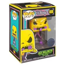 Funko Pop! Disney: The Nightmare Before Christmas - Jack Skellington (Blacklight) (Special Edition) #808 Vinyl Figure #808