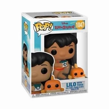 Funko Pop! Disney: Lilo and Stitch - Lilo With Pudge #1047 Vinyl Figure