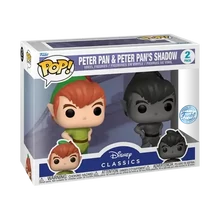 Funko POP! Disney: Peter Pan- 2PK Peter Pan w/Shadow figura