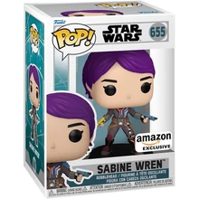 Funko POP! Disney: Star Wars Ahsoka - Sabine Wren (Amazon Exclusive) figura #655 Bobble-Head