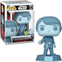 Funko POP! Disney Star Wars: Return of the Jedi 40th - Holographic Luke Skywalker (Glows in the Dark) (SE) figura #615 Bobble-Head