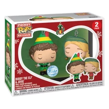 Funko POP! Elf - Buddy &amp;amp; Jovie kulcstartó