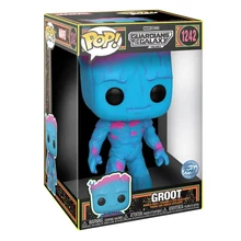 Funko POP! Jumbo: Guardian of the galaxy 3 - Groot (BLKLT) figura