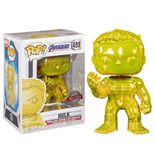 POP!-Marvel Avengers Endgame W2 Hulk Yellow Chrome