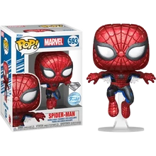 Funko Pop! Marvel Beyond Amazing: Comics 2022 - Spider-Man (Diamond Collection) (Special Edition) #593 Bobble-Head Vinyl Figure