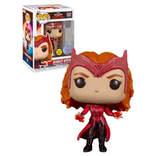 Funko Pop! Marvel: Doctor Strange in the Multiverse of Madness - Scarlet Witch (Glows in the Dark) (Special Edition) #1007 Bobble-Head Vinyl Figure