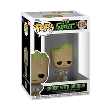 Funko POP! Marvel: I am Groot - Groot w/Grunds figura #1194