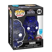 Funko Pop! Marvel Art Series: Marvel Black Panther Legacy Collection S1 - Shuri (with Plastic Case) (Special Edition) #69 Bobble-Head Vinyl Figure. #69