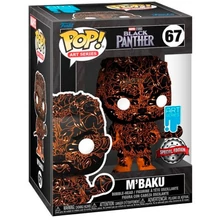 Funko Pop! Marvel Art Series: Marvel Black Panther Legacy S1 - M&#039;Baku (with Plastic Case) (Special Edition) #67 Bobble-Head Vinyl Figure #67