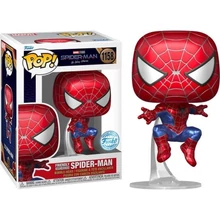 Funko Pop! Marvel: Spider-Man No Way - Friendly Neighborhood Spider-Man (Leaping) (Metallic) (Special Edition) #1158 Bobble-Head Vinyl Figure